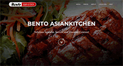 Desktop Screenshot of bentoasiankitchen.com